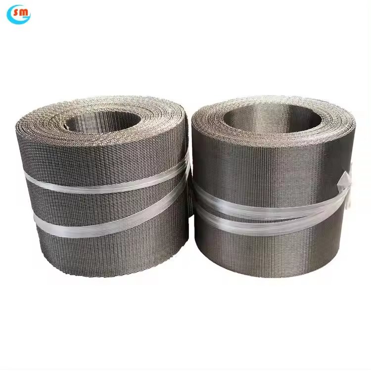 SS304 316 stainless steel square hole metal dutch weave mining sieving screen filter wire mesh