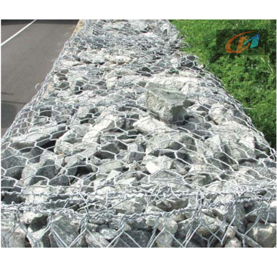 1*1*1 Size Galvanized or PVC Coated Woven Hexagonal Steel Wire Mesh Gabion Box Mesh Stone Cage Wall