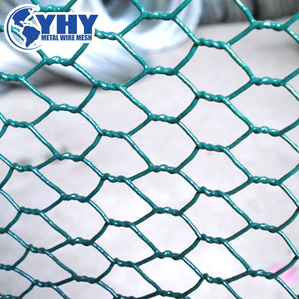 cheap PVC/ galvanized/plastering hexagonal chicken wire mesh fence for chicken rabbit
