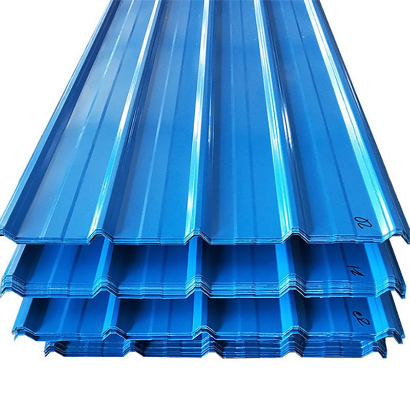 Prime Quality 0.45Mm-0.55Mm Thick Corrugated Prepainted Galvanized Steel Roofing Sheet Dx52D Dx51D DC51D DC52D Model