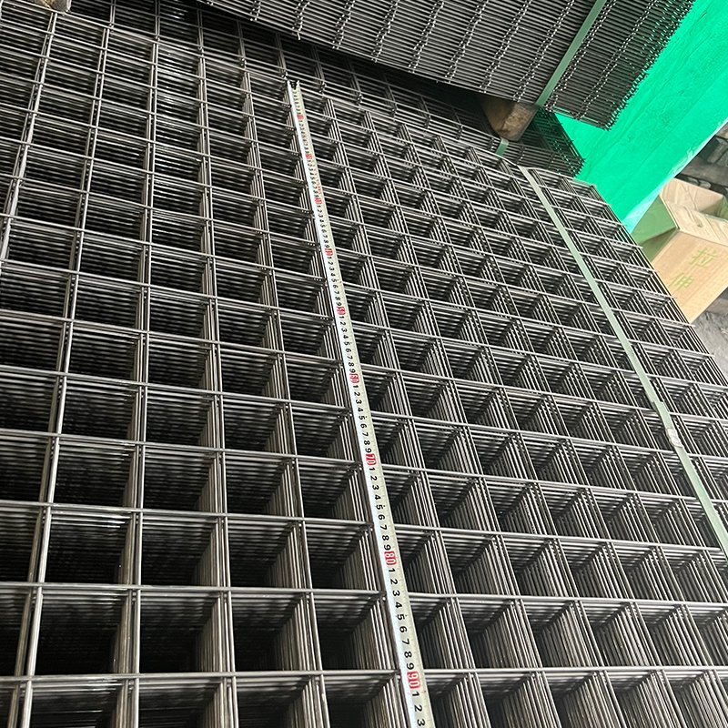 Welded Wire Mesh Panels For Construction 8/6/4mm Black Steel Wire Mesh Panels