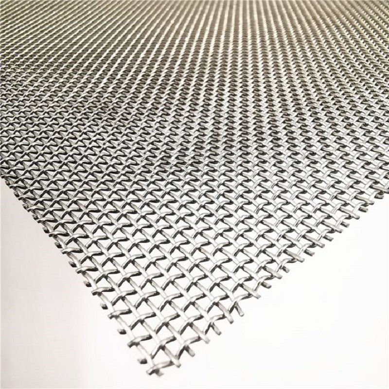 High Quality 201/304/316/316L Stainless Steel Wire Mesh Ore Screen Mesh Crimped Wire Mesh
