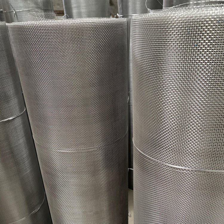 Wire Rope Net Mesh Stainless Steel Woven 304 316 Ultra Fine 1 2 4 5 10 Micron 304 316 Stainless Steel Metal Wire Cloth Silver