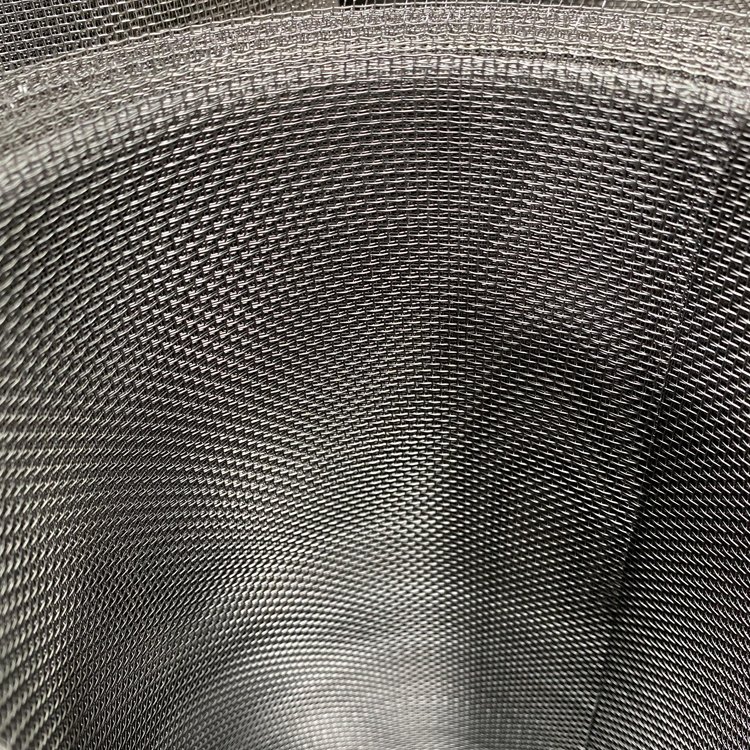 Wire Rope Net Mesh Stainless Steel Woven 304 316 Ultra Fine 1 2 4 5 10 Micron 304 316 Stainless Steel Metal Wire Cloth Silver
