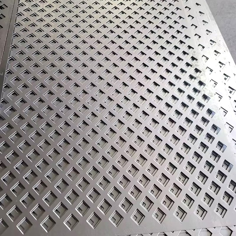 Wholesale Customized 304/316 Stainless Steel Perforated Metal Mesh Hole Aluminum Punching Processing Service Construction