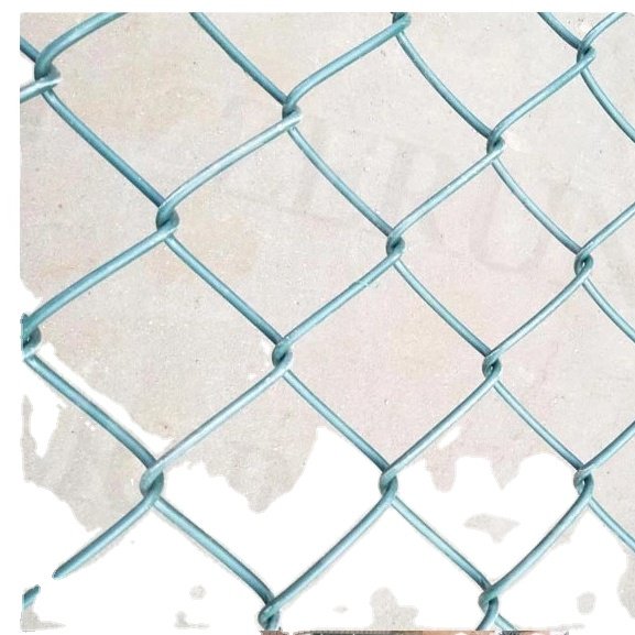PVC coated wire back silt chain link fence for wholesales