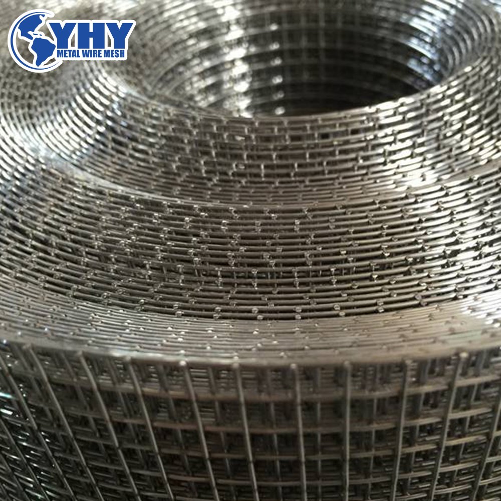 hot sale welded iron wire mesh roll used for bird cage hog wire fence plant support