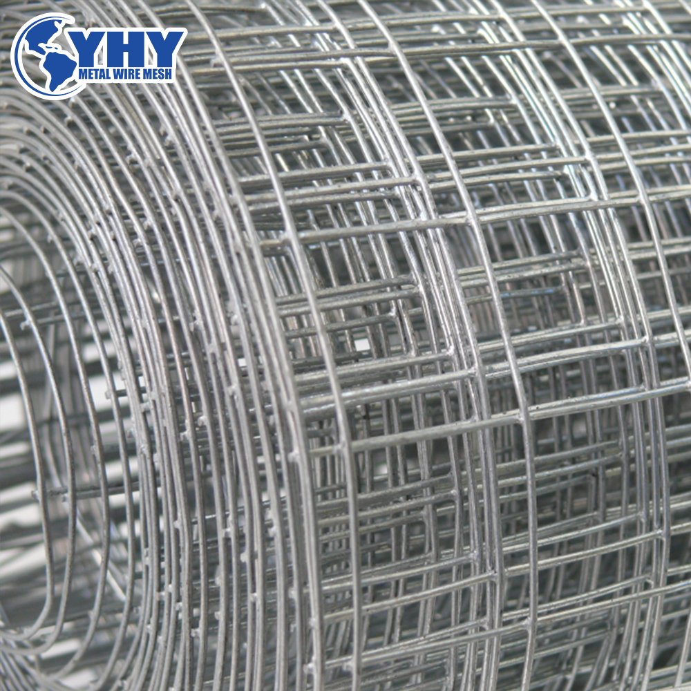 hot sale welded iron wire mesh roll used for bird cage hog wire fence plant support