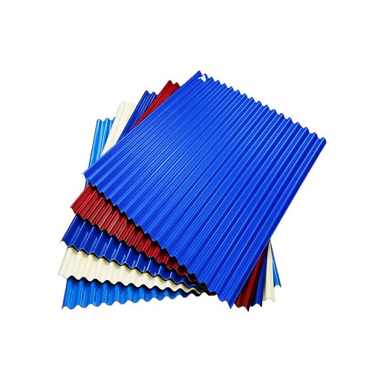 Hot selling Roof Sheet Zinc Coated Galvanized Metal Corrugated Metal Roofing Sheet Pre-Painted Color coated