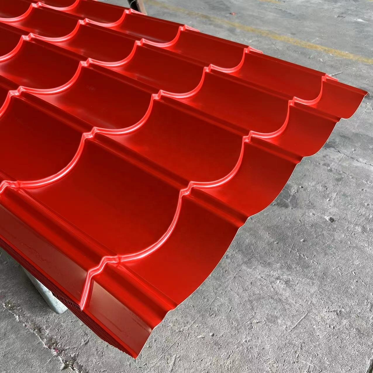 Galvanized colour coated corrugated steel roofing sheet