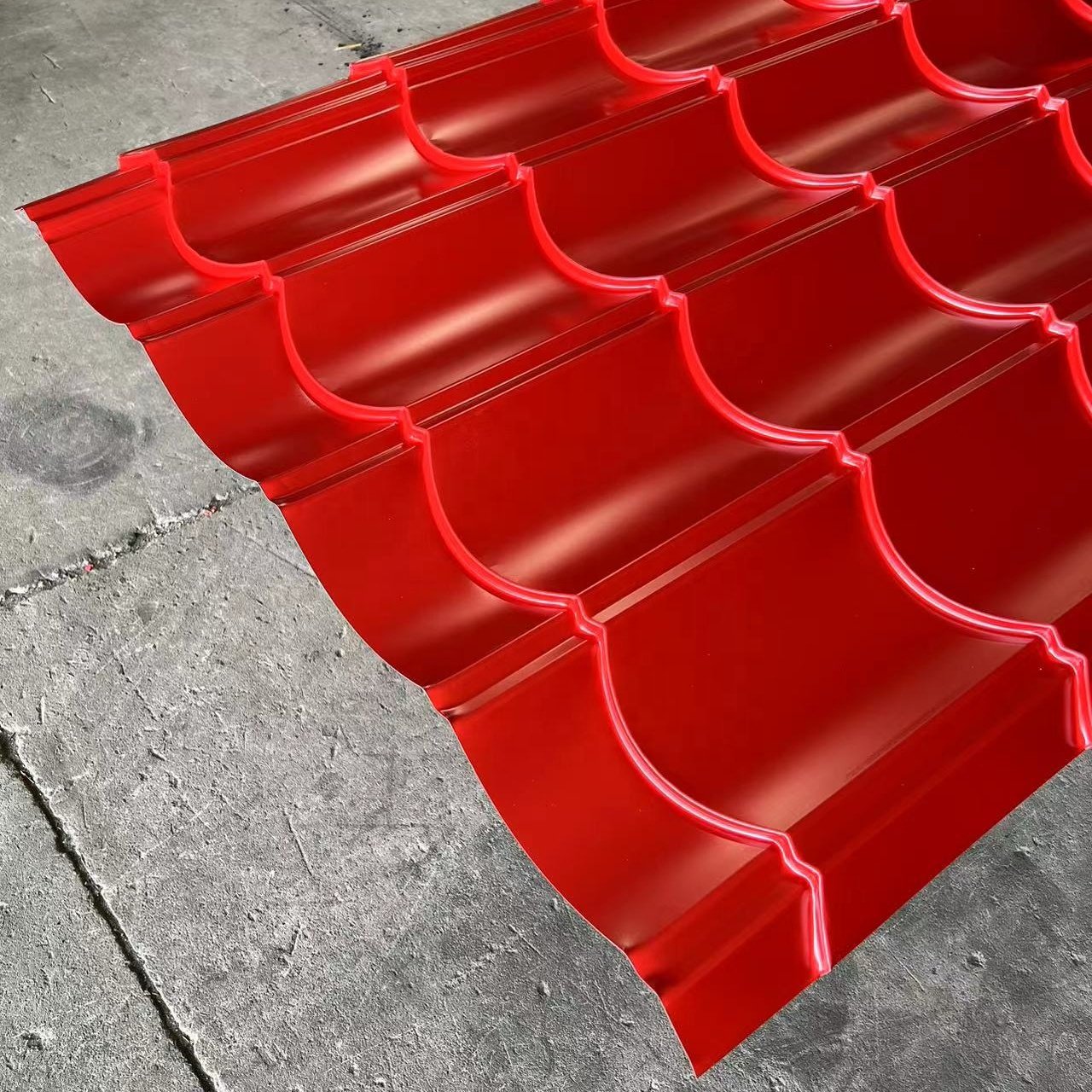 Galvanized colour coated corrugated steel roofing sheet