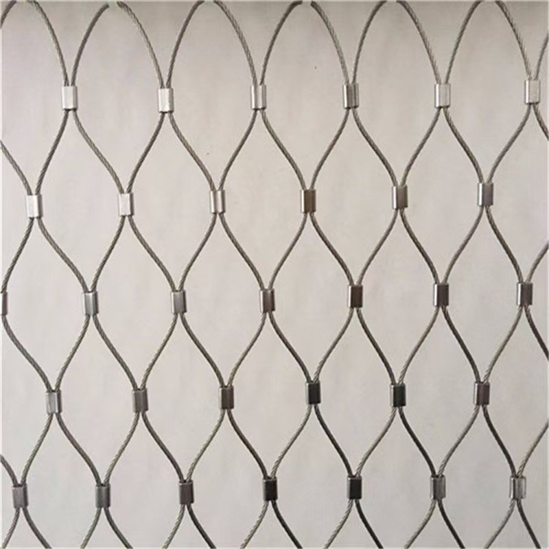 Galvanized Stainless Steel Wire Net Aluminum Artificially Woven Anti-Fall Mesh Welding Processing Service