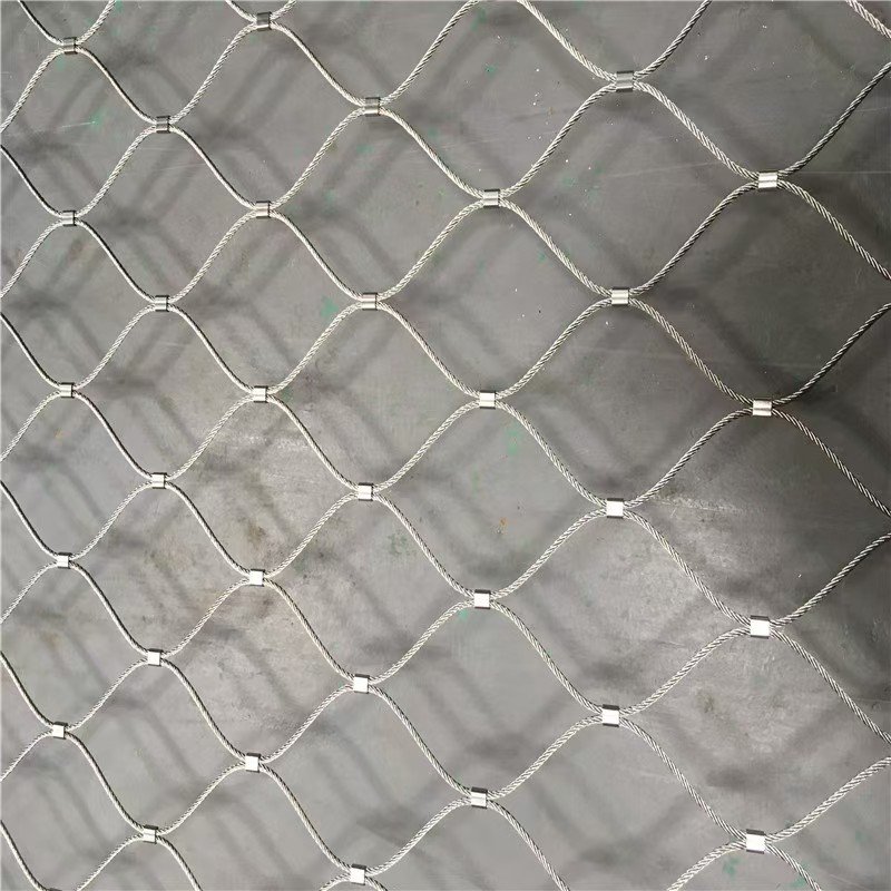 Galvanized Stainless Steel Wire Net Aluminum Artificially Woven Anti-Fall Mesh Welding Processing Service