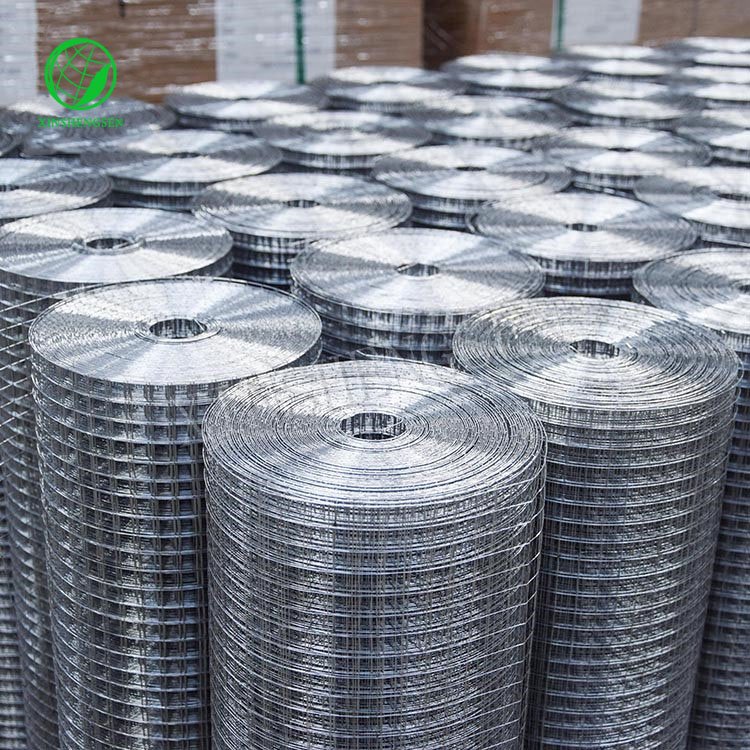 1/2" x 1" galvanized welded steel wire mesh 2mm Welded Wire Mesh Roll for Fence
