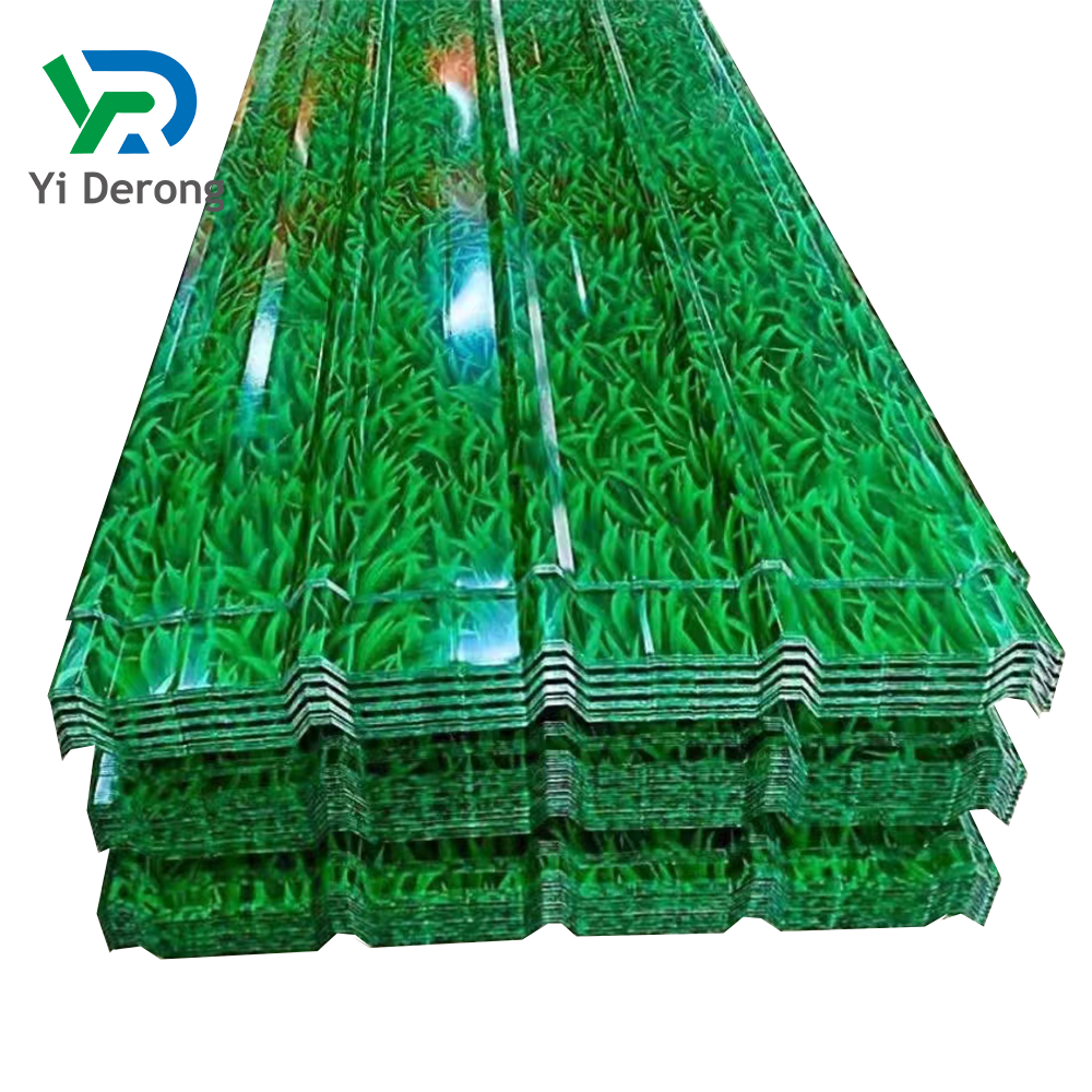 Color coated metal roofing panels steel shingles light galvanized corrugated roofing panels
