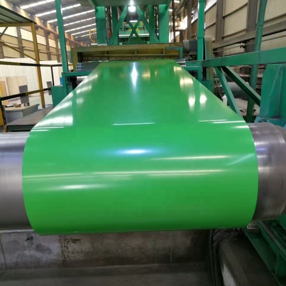 Steel coil roll z150 galvanized steel coil double coated color ppgi painted galvanized coil for roofing sheet