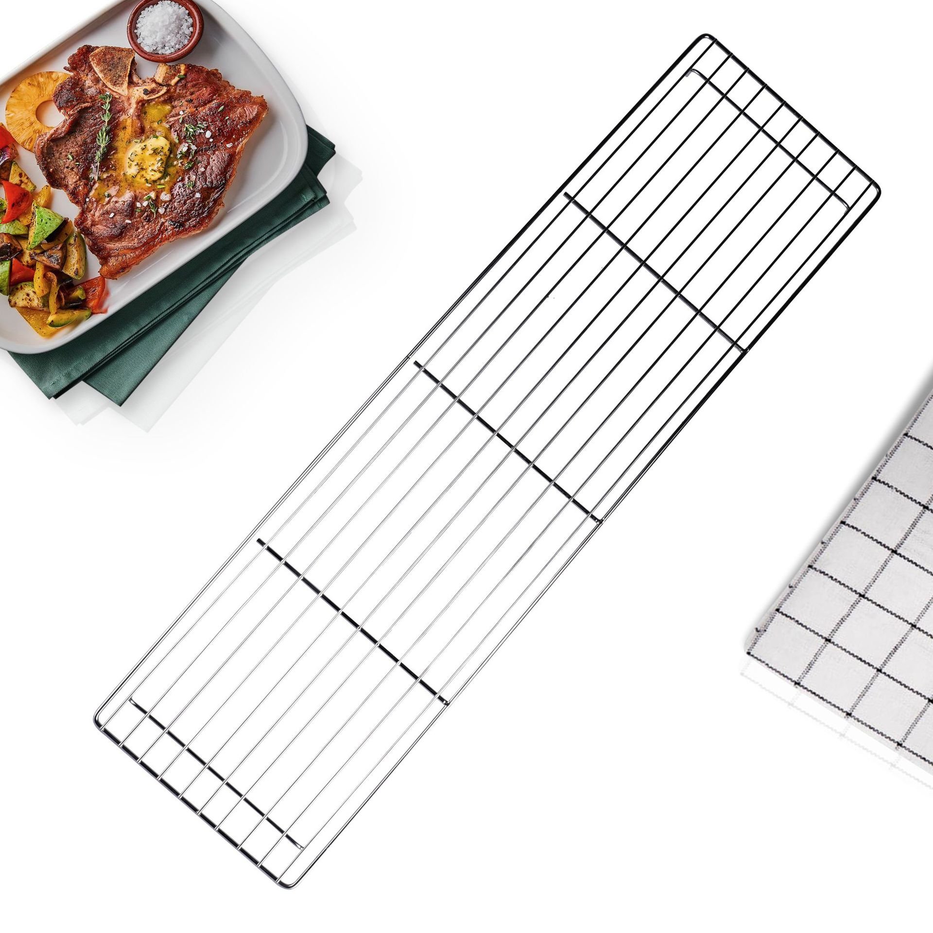 Stainless Steel Smoke Barbecue Grid Outdoor Mesh Wire Portable Restaurant Homemade