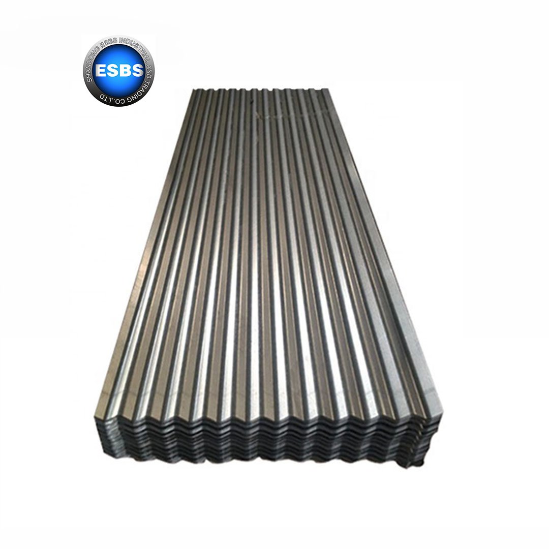 ESBS Steel Metal Material Zinc Coated Corrugated Galvanized Steel Roofing Sheet