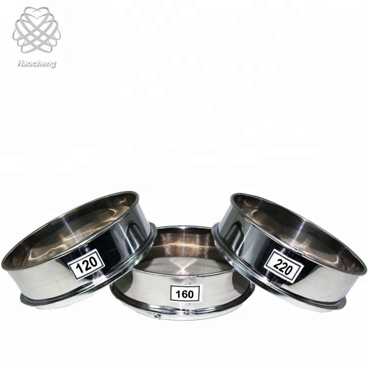 Stainless steel Brass 45 75 micron laboratory Test sieve