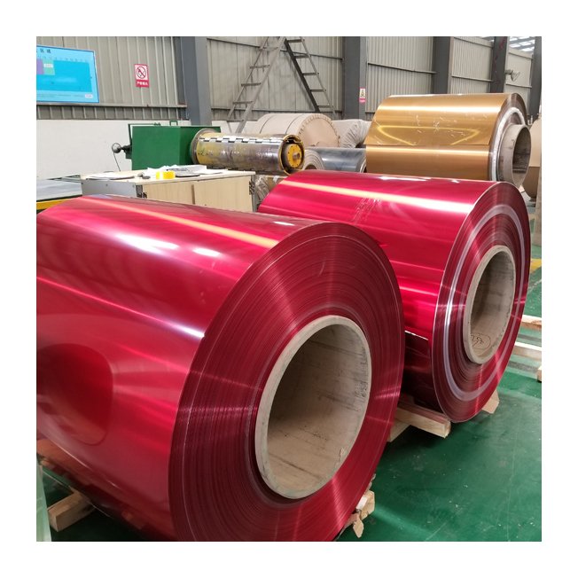 DIN 17162 cold rolled container steel ppgl aluminium roof metal rolls 0.3 0.4mm colour coated coil