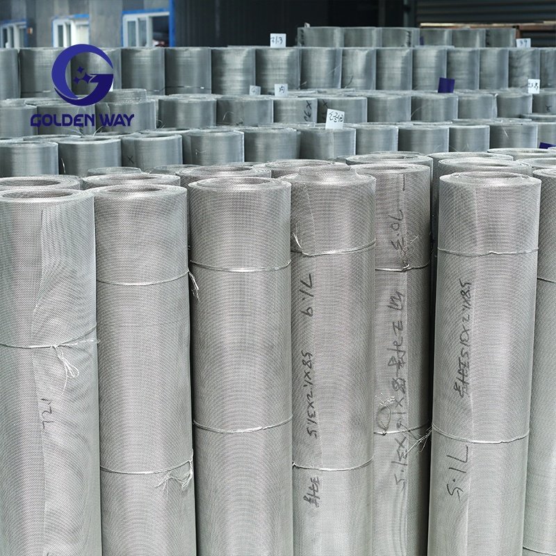 Factory Price Alkali-acid Resisting Industry 304 316 Stainless Steel Wire Mesh Screen For Filter Discs