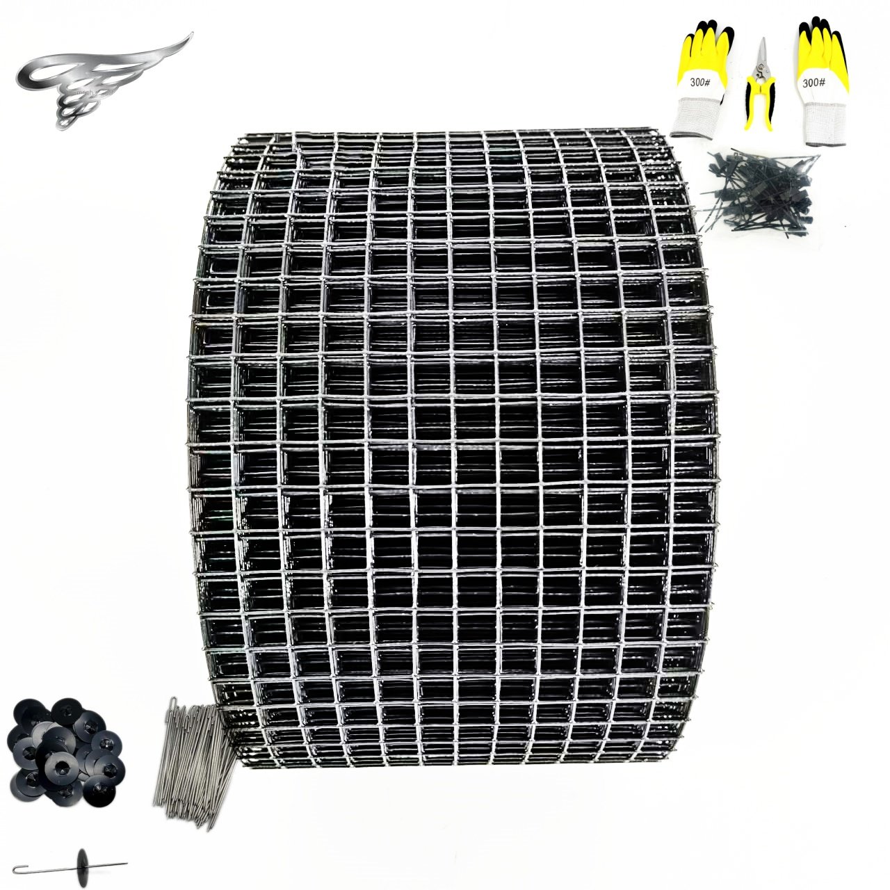 Bird-Safe Steel Wire Netting Mesh 12"x30m Solar Panel Guard Welded & Cut to Protect Animals Effective Solar Panel Welded Mesh