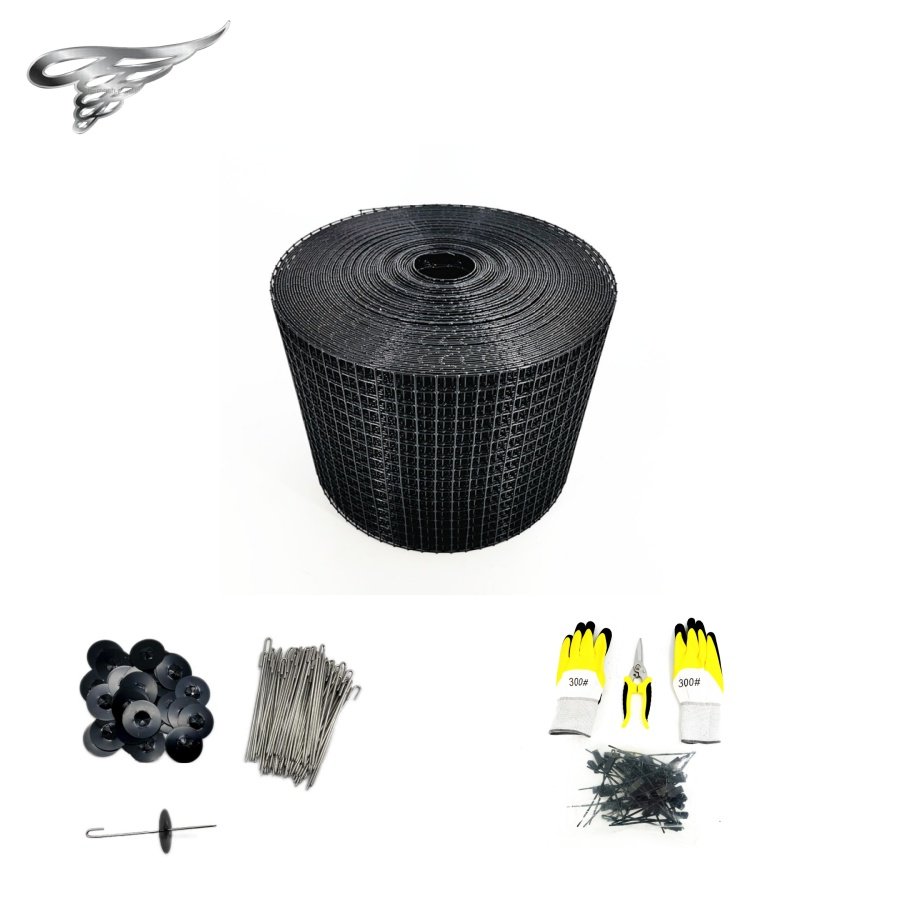 Bird-Safe Steel Wire Netting Mesh 12"x30m Solar Panel Guard Welded & Cut to Protect Animals Effective Solar Panel Welded Mesh
