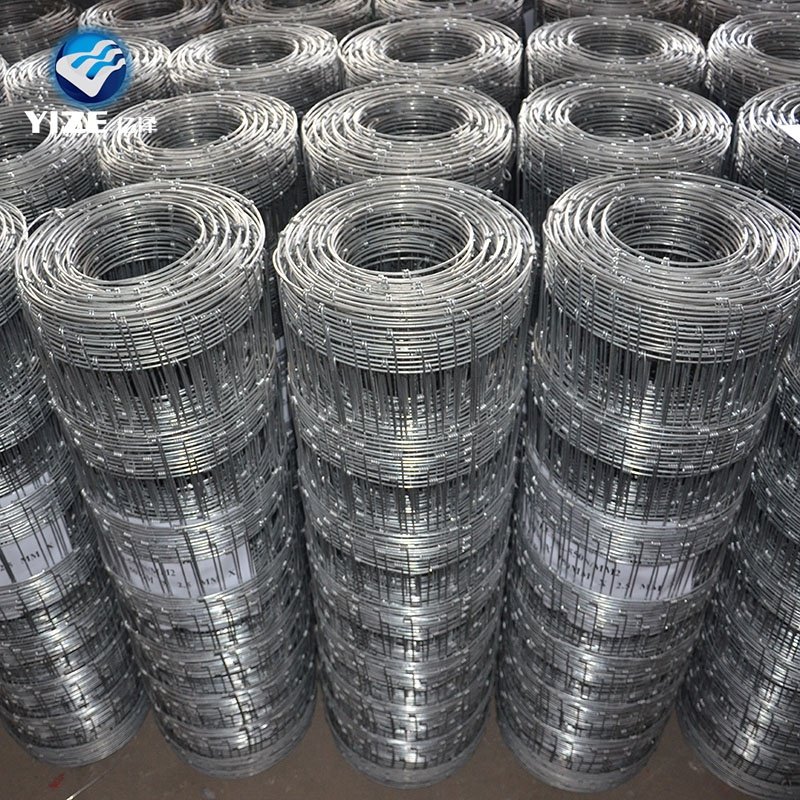 Animal rural farm hot dipped galvanized steel wire mesh hinge joint fence
