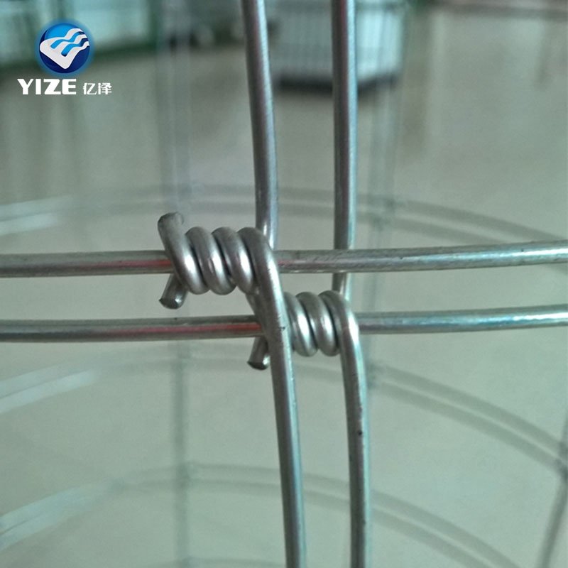 Animal rural farm hot dipped galvanized steel wire mesh hinge joint fence