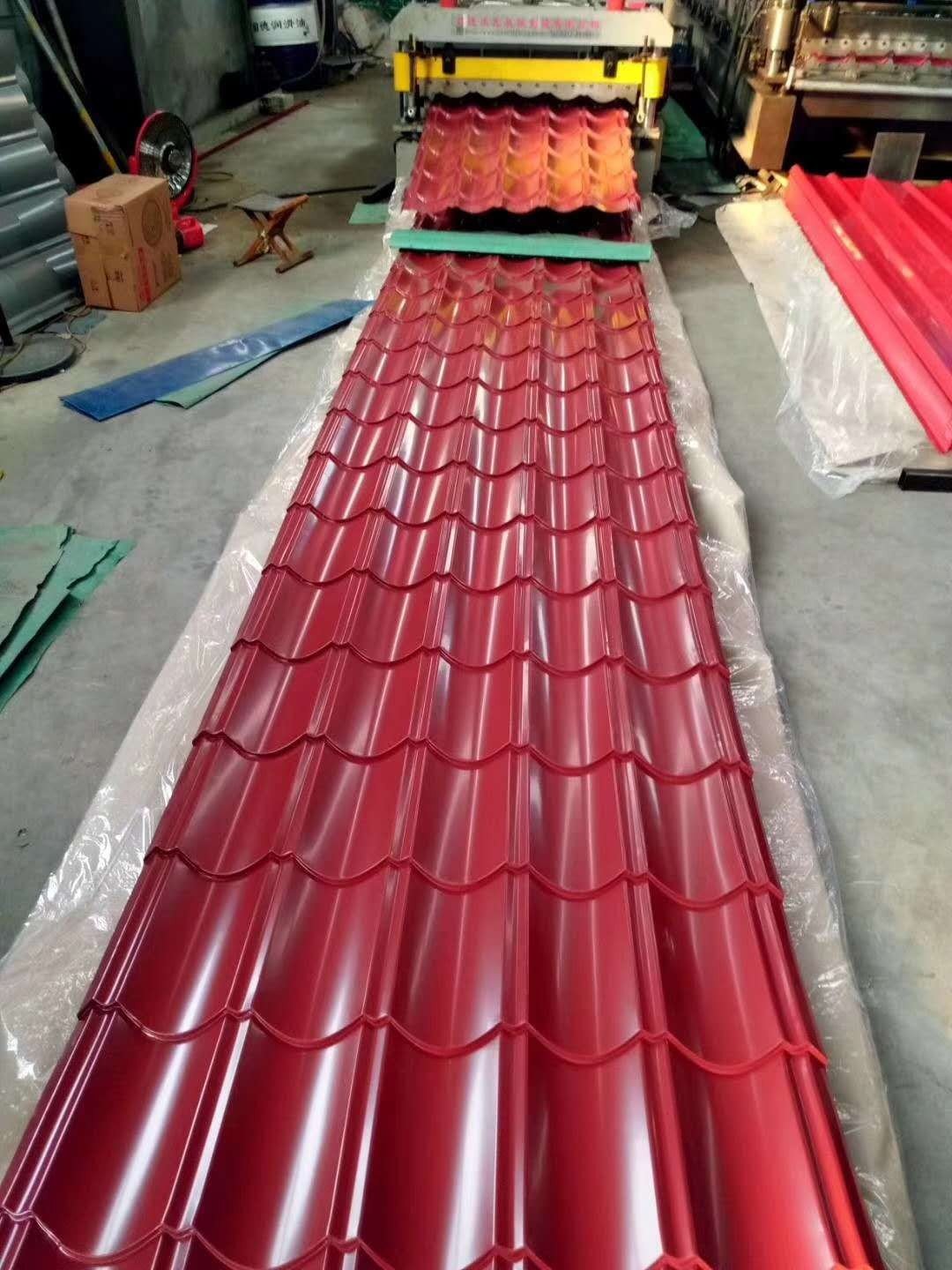 Factory Direct Supply Dx51d 1100mm Width Galvanized Corrugated Steel Sheet