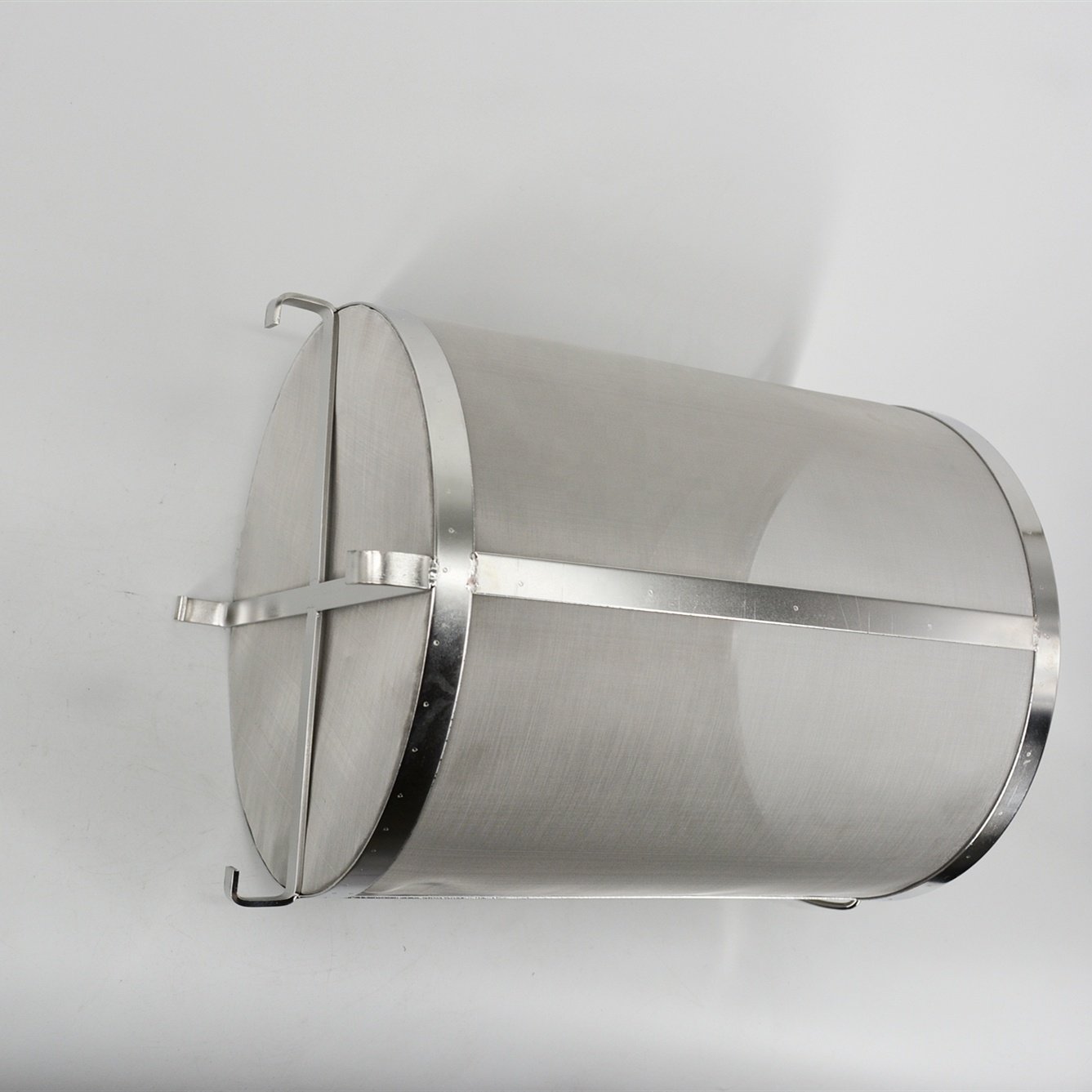 Custom stainless steel wire mesh filters screen round tube basket filter for beer brewing cold brew coffee filter basket
