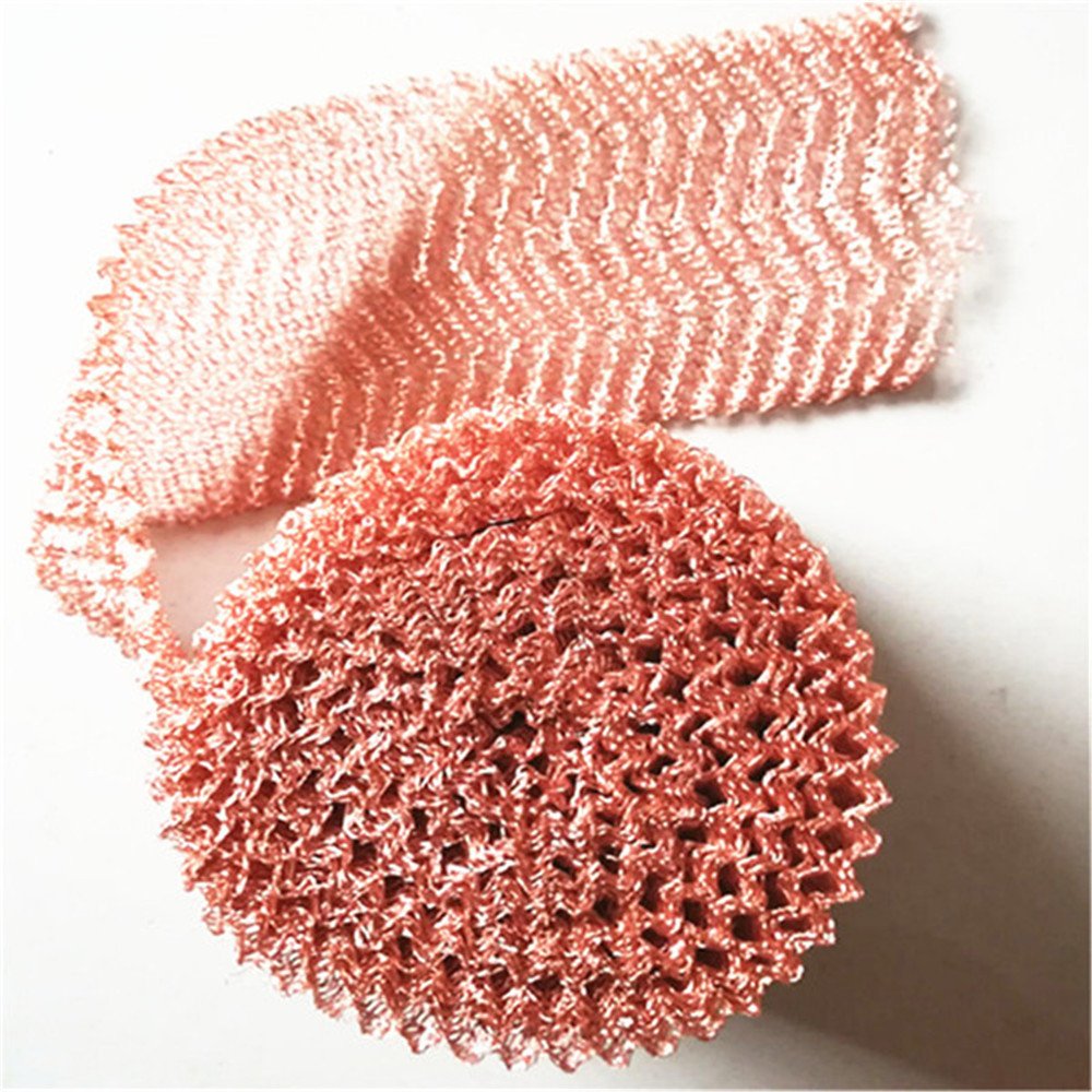 4 Wire Copper Knitted Wire Mesh for distillation Copper packing column packing