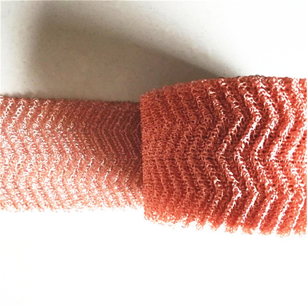 4 Wire Copper Knitted Wire Mesh for distillation Copper packing column packing