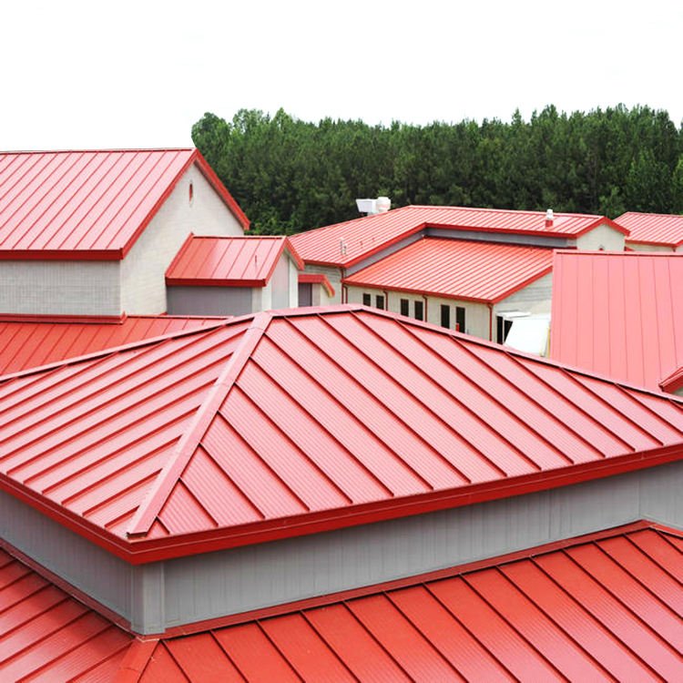 New building materials colored galvanized roofing sheets double roman roof prices