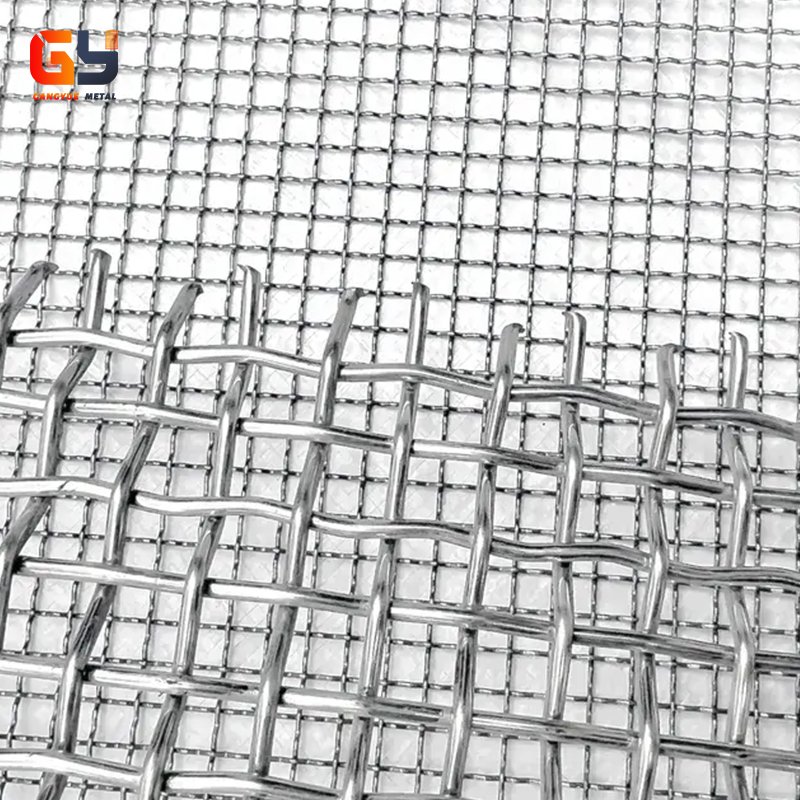 Crimped Woven Wire Mesh Crimp Decorative Wire Grille Steel Wire Mesh for Screen
