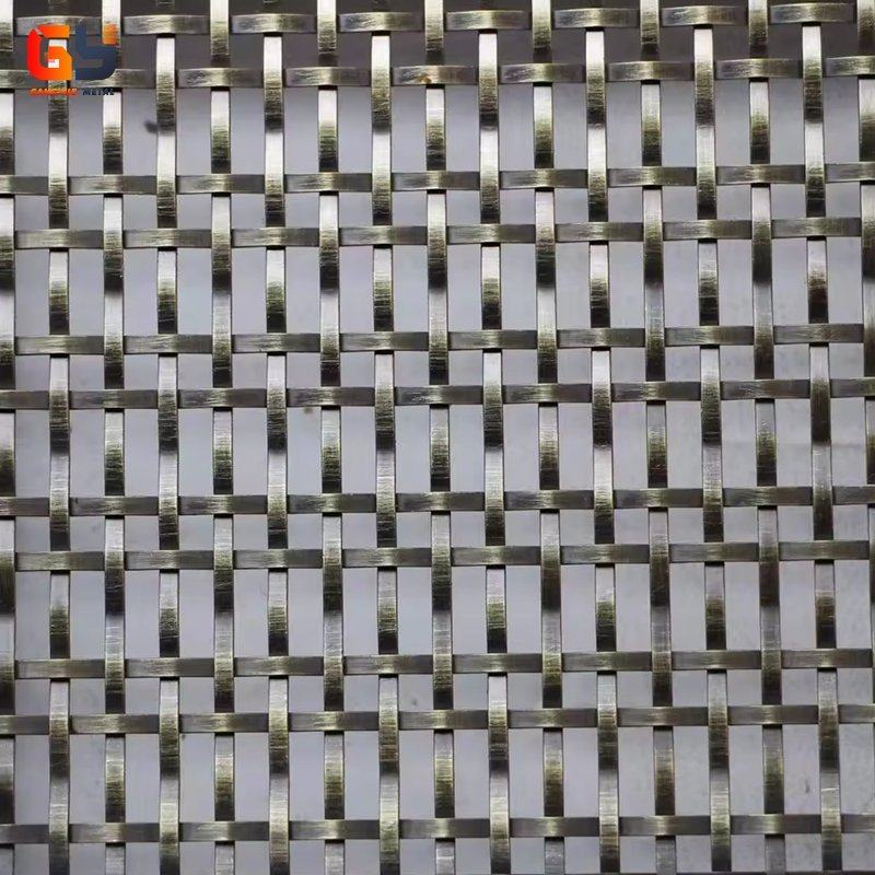 Crimped Woven Wire Mesh Crimp Decorative Wire Grille Steel Wire Mesh for Screen