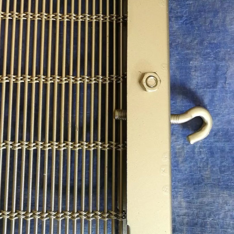 Popular 1.2MM/6MM Aluminum Decorative Wire Mesh Link Chain Stainless Steel Metal Coil Curtain