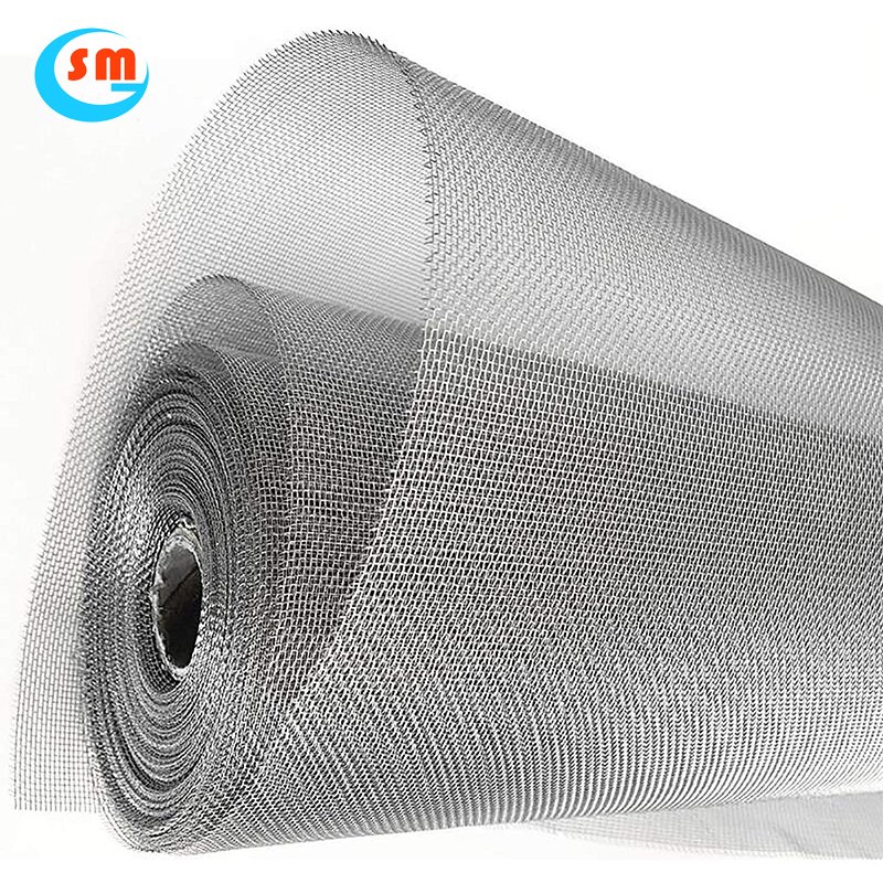Hot Selling Heat Resistant Stainless Steel Wire Mesh Plain Weave Stainless Steel Woven Mesh