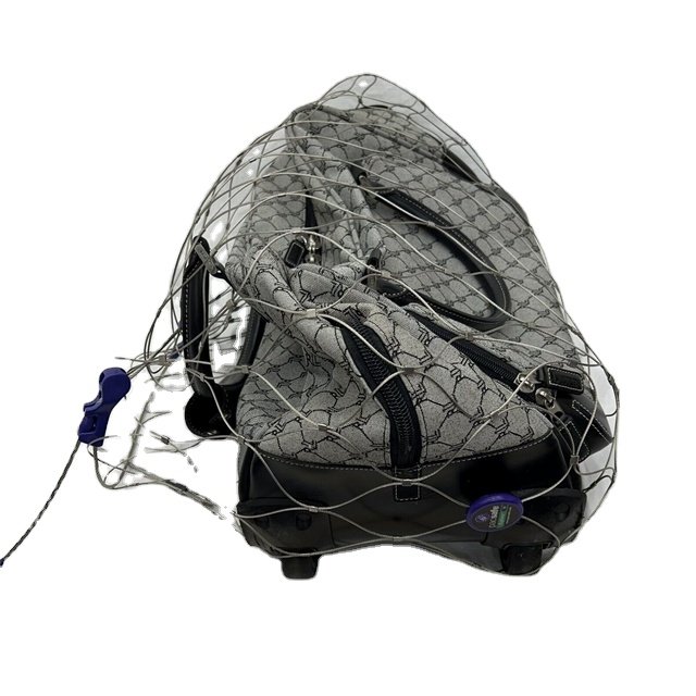 1.2mm-4.0mm Stainless Steel Knitted Wire Mesh Bag Plain Weave Anti-Theft Protector for Hiking Traveling Bending Service Included