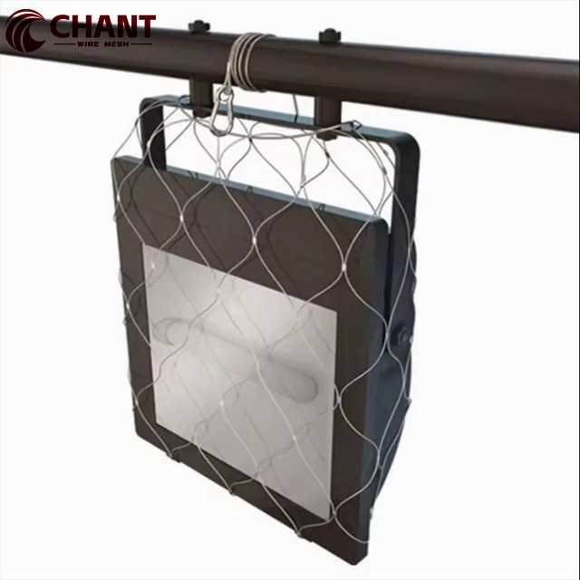 1.2mm-4.0mm Stainless Steel Knitted Wire Mesh Bag Plain Weave Anti-Theft Protector for Hiking Traveling Bending Service Included