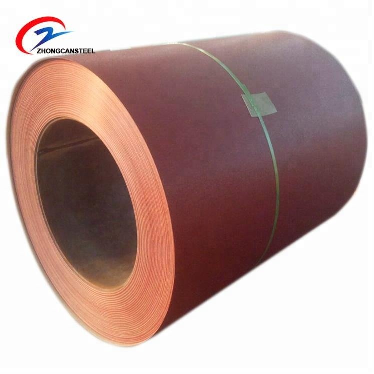 0.4mm PE PVDF ppgl color coated zinc iron roll prepainted galvanized steel ppgi coil