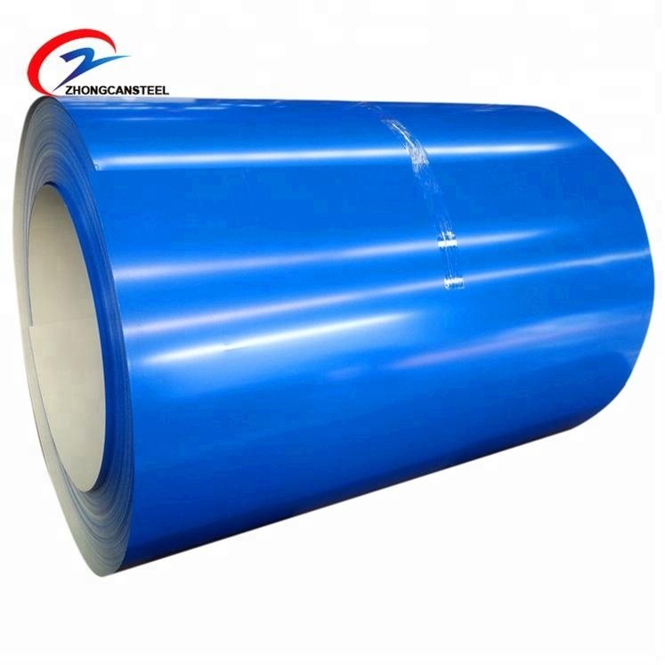 0.4mm PE PVDF ppgl color coated zinc iron roll prepainted galvanized steel ppgi coil