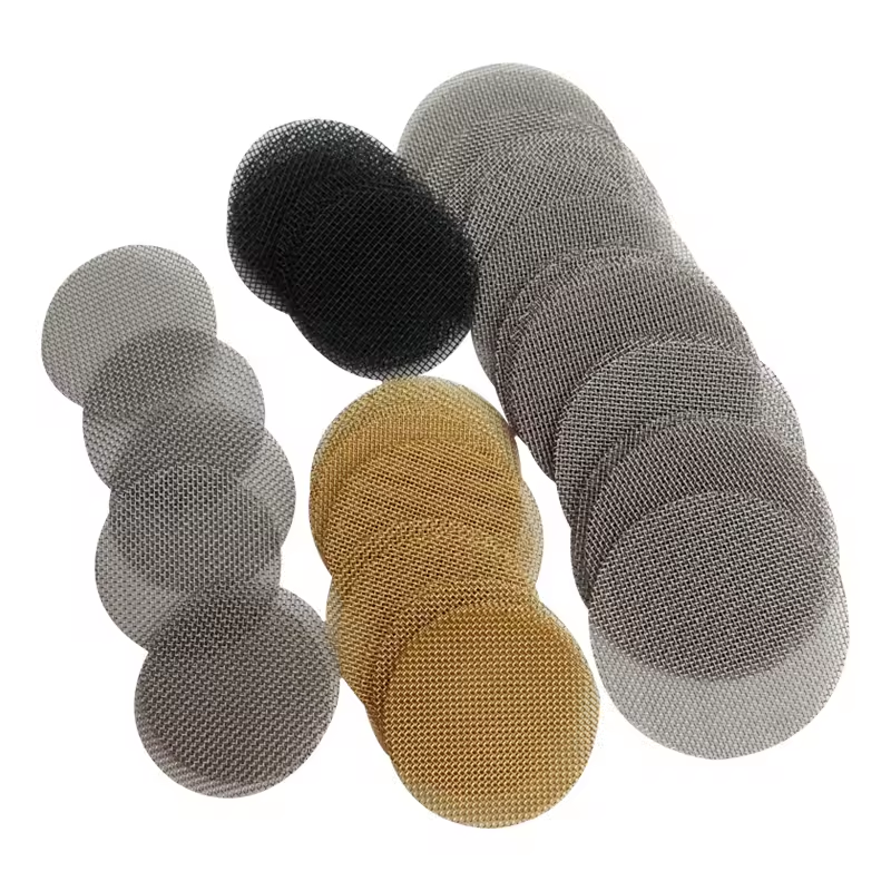 Wire Mesh Filter Plain Wire Mesh Stainless Steel Material Screen Woven Round Heat Resistance Stainless Steel Net Screen Form