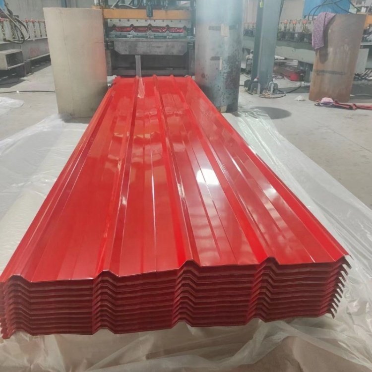 Color Coated Colorful Roof Steel Tiles Galvanized Galvalume Roofing Corrugated Steel Ppgi Ppgl Metal Zinc Tile Roof Sheet