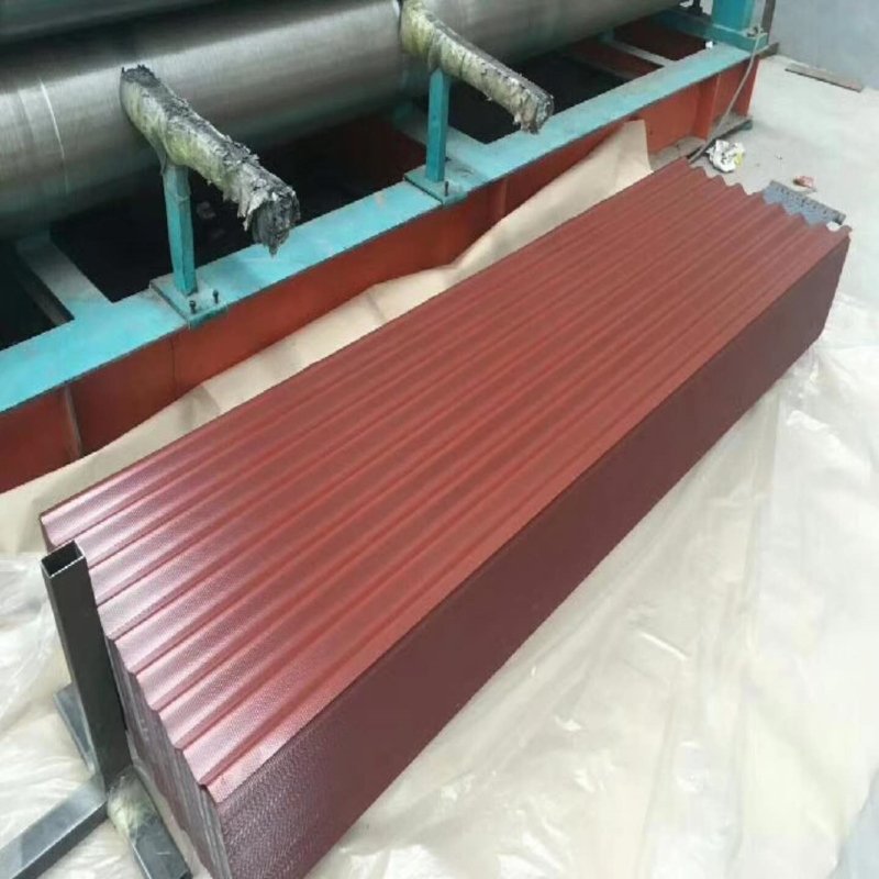 China Factory Seller Corrugated Prepainted Galvanized Steel Roofing Sheet Zinc Color Coated High Quality Steel Sheet