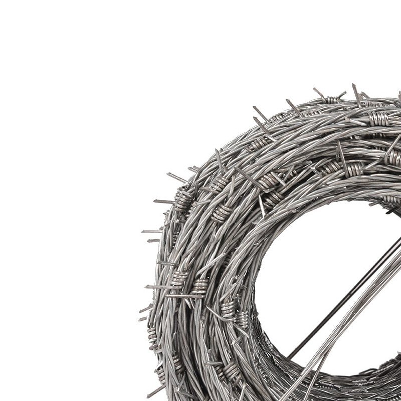 Industrial Twist Barbed Wire Razor Wire Hot Dipped Galvanized Steel With High Quality For Farm Garden Fence