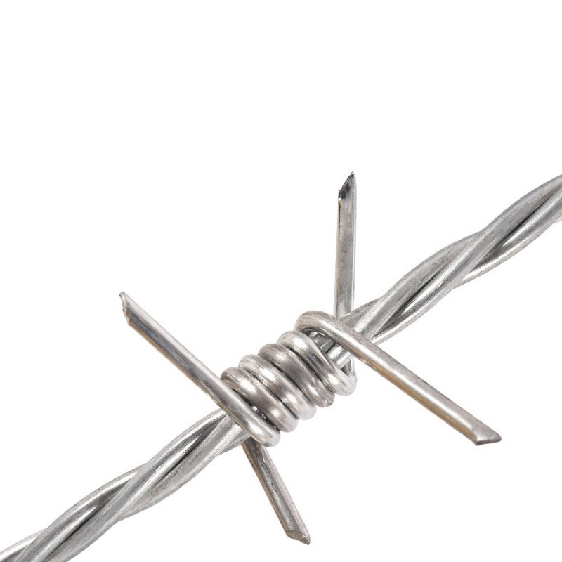 Industrial Twist Barbed Wire Razor Wire Hot Dipped Galvanized Steel With High Quality For Farm Garden Fence
