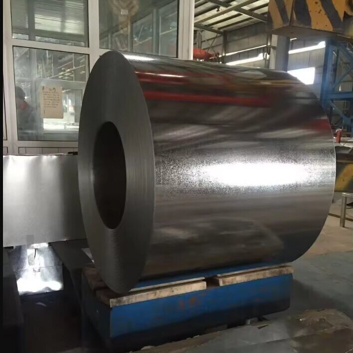 Customized Spangle ASTM A653 dx51d z275 hot dipped zinc coated gi steel roll galvanized steel coil price