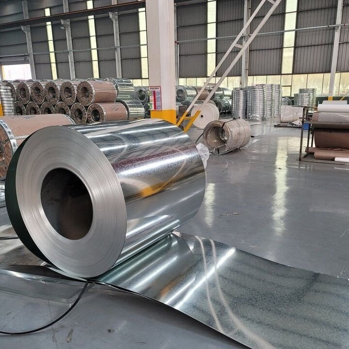 Customized Spangle ASTM A653 dx51d z275 hot dipped zinc coated gi steel roll galvanized steel coil price