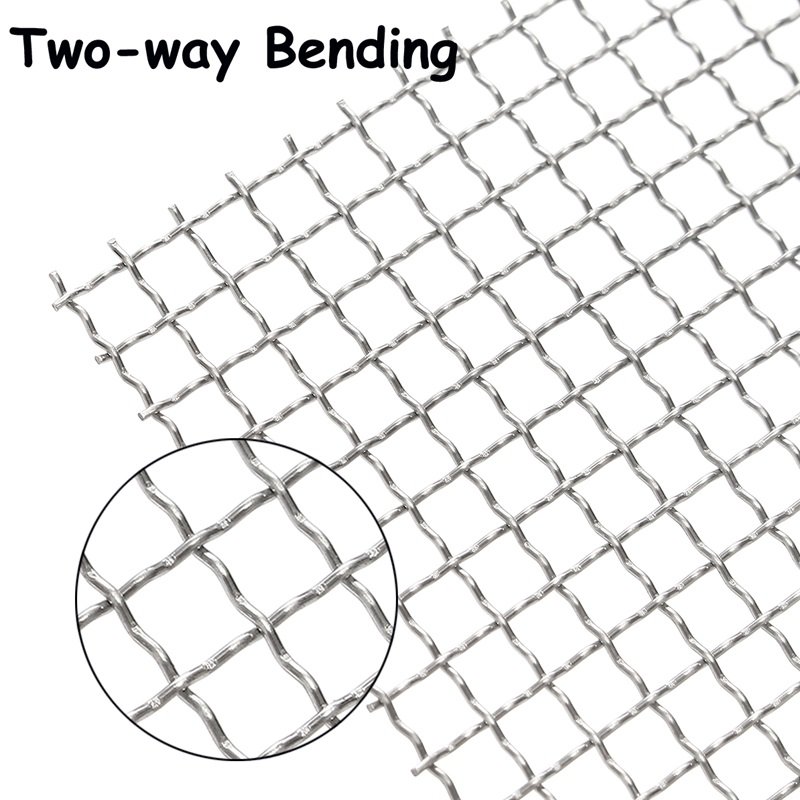 High Quality Steel Factory Stainless Steel Woven Wire Mesh Stainless Steel Crimped Mesh